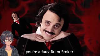 Reaction to Epic Rap Battles of History Stephen King vs Edgar Allan Poe [upl. by Younger192]