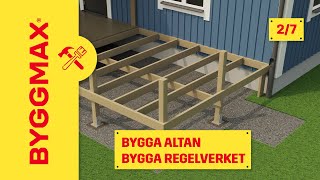 Bygga altan del 2 bygga regelverket [upl. by Airbma]