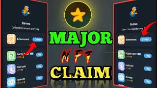 major nft claim  how to claim major nft  কিভাবে NFT ক্লেইম করবেন 👈👈 crypto cryptofriends [upl. by Anawaj]