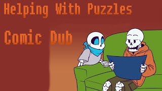 Helping With Puzzles Underswap Comic Dub [upl. by Jezebel]