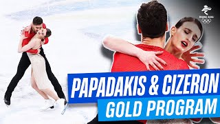 Stunning gold performance by Papadakis amp Cizeron ⛸ [upl. by Selegna]