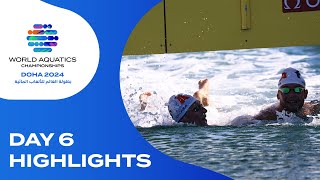 Day 6  Highlights  World Aquatics Championships  Doha 2024 [upl. by Idihc]