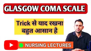 Glasgow coma scale by trick in hindi  glasgow coma scale assessment  gcs scale scoring  GCSP [upl. by Alithia995]