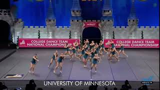 University of Minnesota Dance Team Jazz 2024 DREAM ON  Semifinals College Nationals [upl. by Garibald]