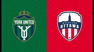 HIGHLIGHTS York United vs Atlético Ottawa October 1 2023 [upl. by Filmer]