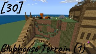 How To Build Stampys Lovelier World 30 Clubhouse Terrain Part 1 [upl. by Bulley]