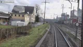 Basel  Wettingen CH in 16 Minuten Ae 68205 Zeitraffer  Time Lapse 4x [upl. by Nomelihp]