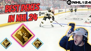 THE BEST DEKES TO USE IN NHL 24 [upl. by Hands963]