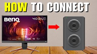 How To Connect Speakers To BenQ Monitor [upl. by Henryson963]