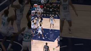 Anthony edwards had an interesting reaction to Rob Dillinghams first NBA points basketball nba [upl. by Ahsitniuq212]