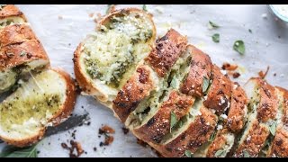 Cheesy Pesto Garlic Bread [upl. by Ashleigh]