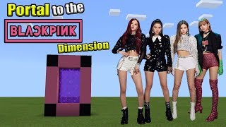 PORTAL to the BLACKPINK Dimension  Minecraft PE [upl. by Attenyl348]