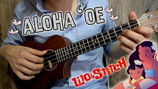 Como tocar Aloha Oe en ukulele de Lilo amp Stitch Tradicional hawaiano [upl. by Dominik]