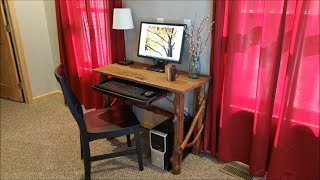 DIY Rustic Computer DeskBarn Board amp Red Cedar [upl. by Irol]