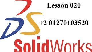 SolidWorks Course lesson 020 Select plane شرح بالعربي [upl. by Anni]