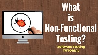 What is NonFunctional Testing Software Testing Tutorial [upl. by Yhtuv637]