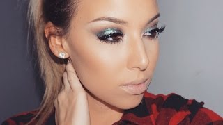 Sparkly Green Urban Decay Tutorial  GiveawayCLOSED [upl. by Anoerb]