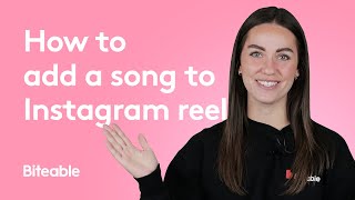 How to add a song to Instagram Reels [upl. by Raymonds]