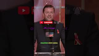 Ricky Gervais vs Steve Carell The Office Roast Battle 🤣🔥 rickygervais stevecarrell [upl. by Solana]