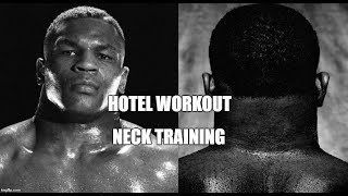 Hotel Workout  Neck Training [upl. by Cacka]