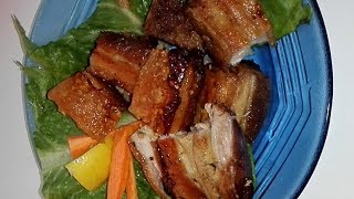 Lechon Kawali Crispy Pork ala bagnet [upl. by Nathalie355]