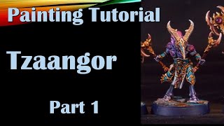 Painting Tutorial Tzaangor part 1 [upl. by Moneta]