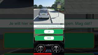 🚗 Bushalte 🚗 CBR auto theorieexamen rijles theorie examen verkeer [upl. by Eirrek]