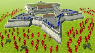 Massive Napoleon Era STAR FORTRESS SIEGE in Ravenfield [upl. by Liddie847]