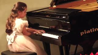 Martina Meola 10 Year  RSchumann  Abegg Variations op1 [upl. by Ninazan754]