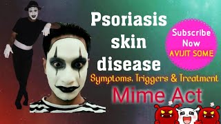 Psoriasis skin disease  corporate Mime Act by Avijit Some 7715953398 [upl. by Eralc]