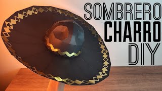 Cómo hacer un Sombrero de Charro con cartulina Tutorial y Plantillas  Momuscraft [upl. by Nnasor627]