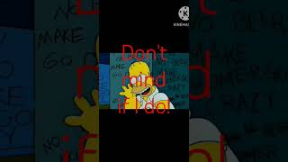 Homer goes crazy with No TV and no Beer trending simpsons shorts [upl. by Nala]