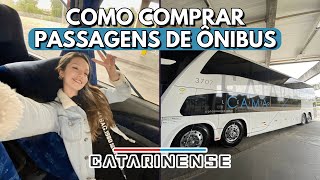 Como e Onde comprar Passagens de Ônibus  Catarinense [upl. by Atiugal512]