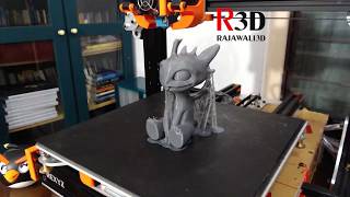 Toothless  Timelapse  Rajawali 3D  Galeri 3D [upl. by Eentihw]