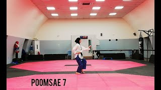 poomsae 7 TAEGEUK CHIL JANG [upl. by Sivrad166]