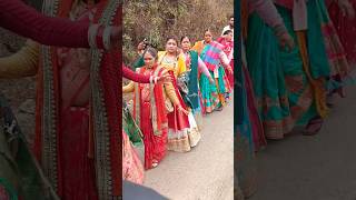 Chhaliya dance Mein jhume mhila Barati pahadi uttarakhand chaliyadance trending shortvideo [upl. by Trofmoc]