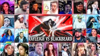 Blackbeard Vs Rayleigh One Piece Episode 1088 Reaction Mashup [upl. by Summer]