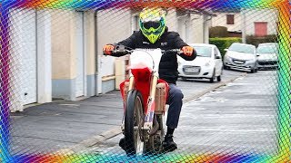 JE TENTE DES WHEELINGS AVEC MA 450 CRF [upl. by Cristal]