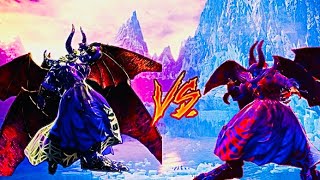 Lord Arman Vs Kavender The Chaotic Zodiac Battle of The Dark Xaldjinn Dragons Remake [upl. by Volpe196]