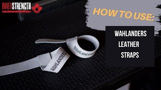 How to use Wahlanders Leather Lifting Straps [upl. by Amsirak]