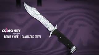 CSGO  Bowie Knife  Damascus Steel [upl. by Haney]