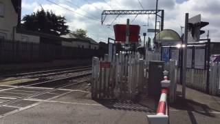 Watlington Station Level Crossing Norfolk Sunday 02092017 [upl. by Marpet]