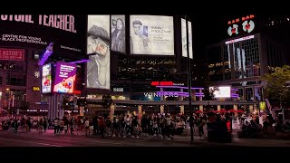 Downtown Toronto Evening Walk  Version 1 Music Video  Toronto Ontario Canada [upl. by Gamaliel]