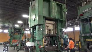 500 TON MINSTER SSDC PRESS  ALMA 8027 [upl. by Kcerb]