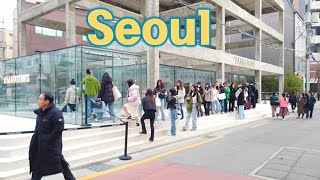 Seoul Korea  Walking Tour of Attraction  4K  Seongsudong Cafe Street Seongdonggu 3 1336 [upl. by Frankhouse641]