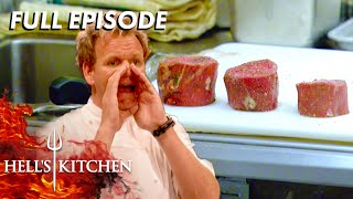 Hells Kitchen Season 4  Ep 8  Chef Cuts Off Fingertip But Still Cooks  Full Episode [upl. by Durware846]