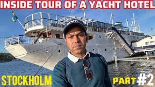 Explore STOCKHOLMS Yacht Hotel travel youtube stockholm sweden europe yacht india [upl. by Kepner]