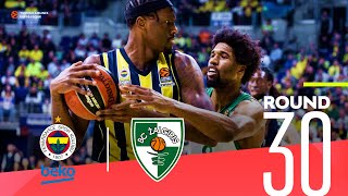 Fenerbahce fends off Zalgiris Round 30 Highlights  Turkish Airlines EuroLeague [upl. by Fletcher]