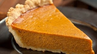 How to Make an Easy Pumpkin Pie  The Easiest Way [upl. by Anelhtak]