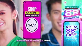 Are You Ready for Watsons 88 SHOPATHON With Up to 88 OFF [upl. by Golter]